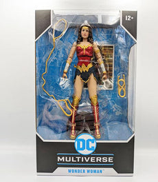McFarlane Toys DC Multiverse Wonder Woman action figure in display box.