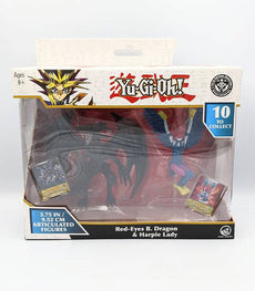 Yu-Gi-Oh! Red Eyes Black Dragon & Harpie Lady Battle Figure Pack with exclusive cards.