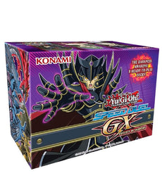 Yu-Gi-Oh! Speed Duel GX: Duelists of Shadows box set with 5 decks and rare cards.