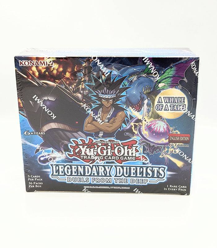 Yu-Gi-Oh! Legendary Duelists - Duels From The Deep Booster Box with 36 packs featuring new WATER monster strategies.