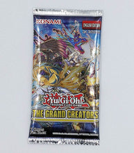 Load image into Gallery viewer, Yu-Gi-Oh! The Grand Creators Booster Pack, 1st Edition, sealed packaging.
