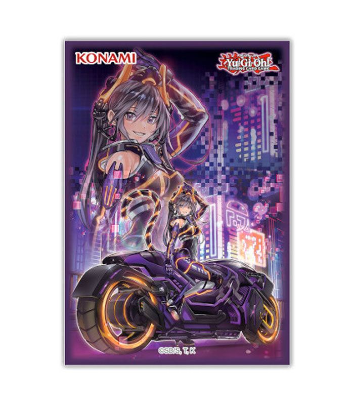 Yu-Gi-Oh! I:P Masquerena protective card sleeves featuring vibrant I:P Masquerena artwork, ideal for card protection.