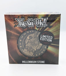 Yu-Gi-Oh! Limited Edition Millennium Stone with display stand packaging.