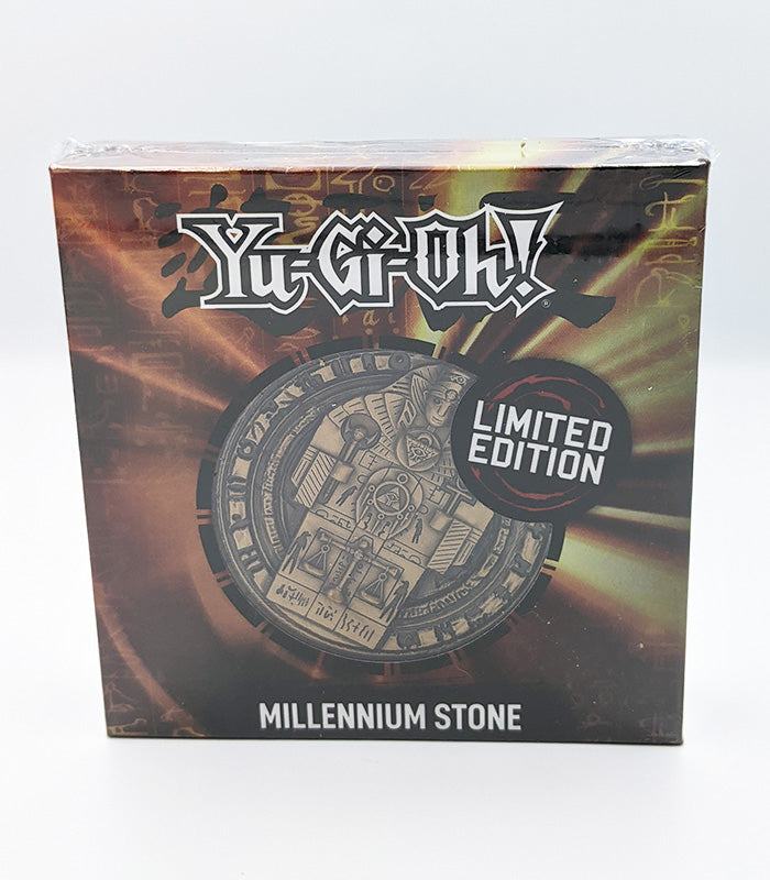 Yu-Gi-Oh! Limited Edition Millennium Stone with display stand packaging.