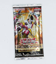 Load image into Gallery viewer, Yu-Gi-Oh! Lightning Overdrive Booster Pack featuring trading cards.
