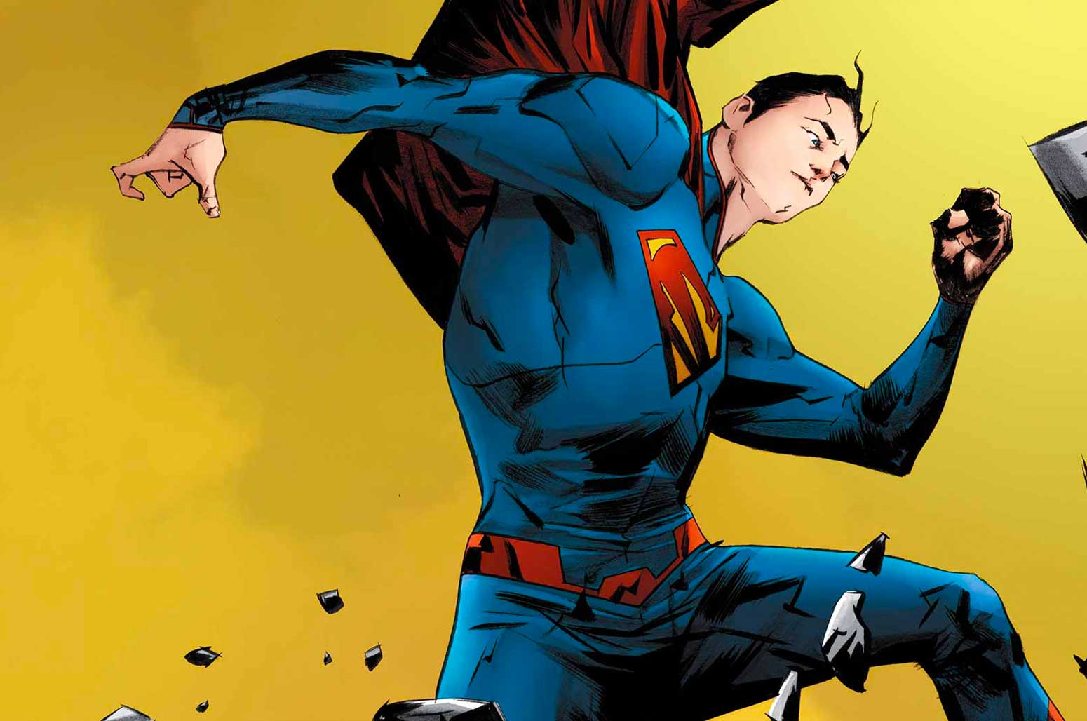 Art work of Jae Lee Superman comic
