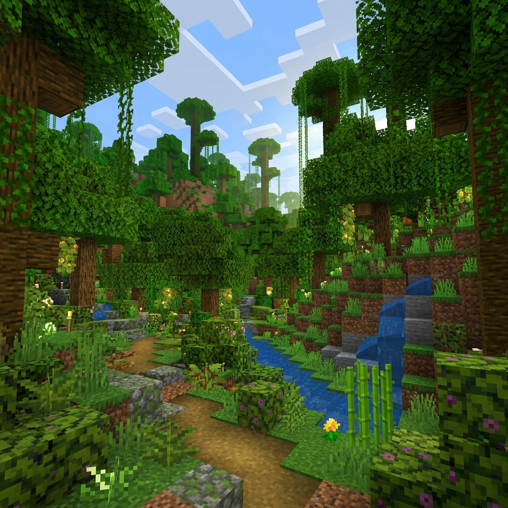 Minecraft Forest Landscape